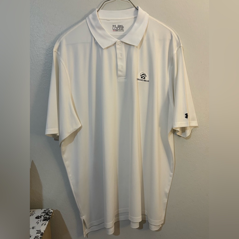 Under Armour White Polo Shirt